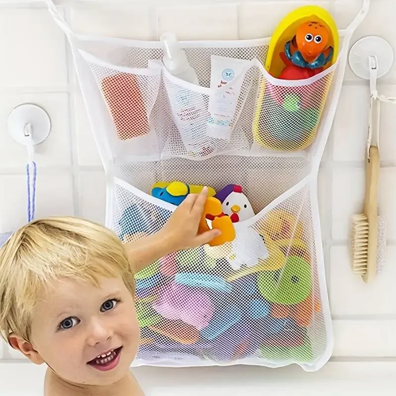 Home Bathroom Organizer - Bebek Duş Banyo Oyuncakları Beyaz Bebek