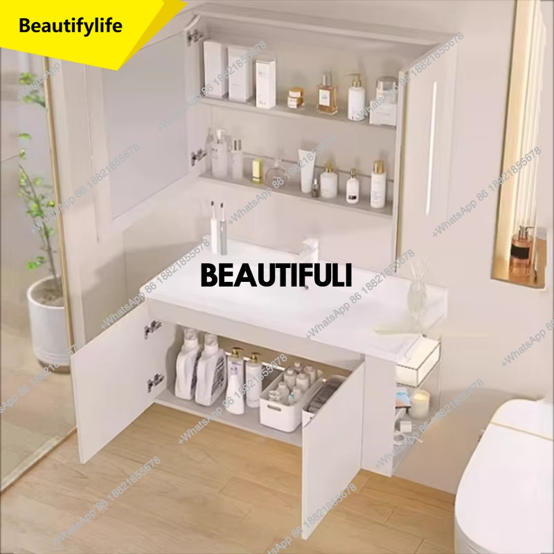 Home Bathroom Vanity Combo - a17 Tuvalet Aynası Banyo Dolabı Düzenleyici