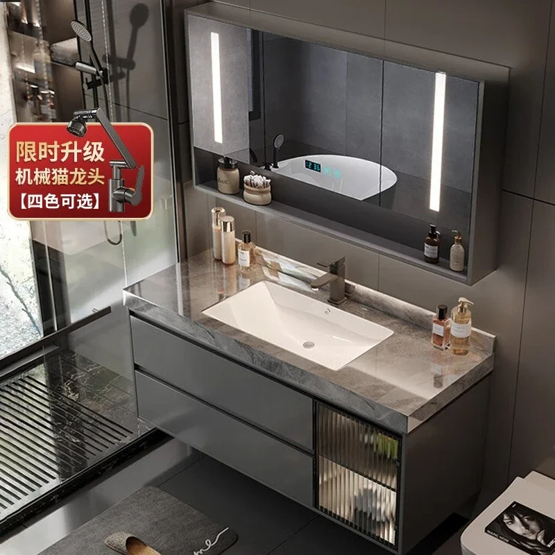 Lüks Banyo Dolabı, Seramik Lav - Home Bathroom Vanity Combo incelemesi ve fiyatı