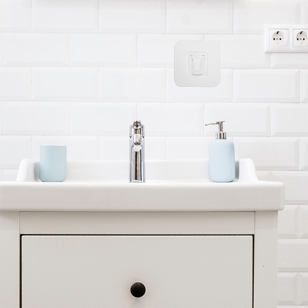 20 Adet Şeffaf Duvar Askısı, Y - Home Bathroom Organizer incelemesi ve fiyatı